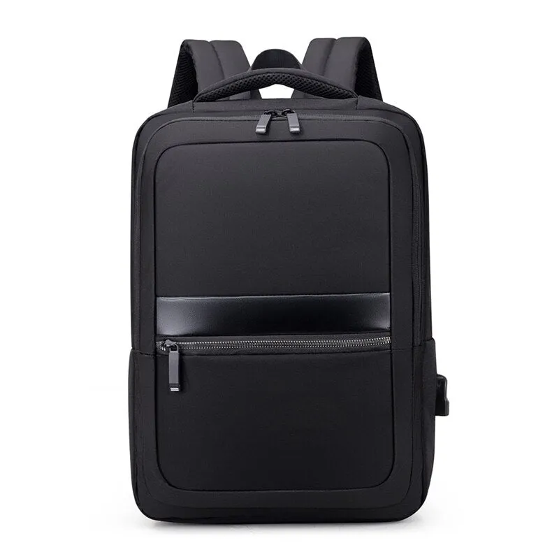 Men's Backpack Multifunction USB Charging Bag Waterproof Oxford Cloth Rucksack Male For Laptop 15.6 Inch Business Casual Bagpack