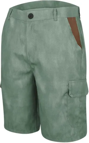 Men's Camo Cargo Shorts Outdoor Relaxed Fit Elastic Waist Sport Shorts Jogger SweatShorts with Multi-Pocket for Men