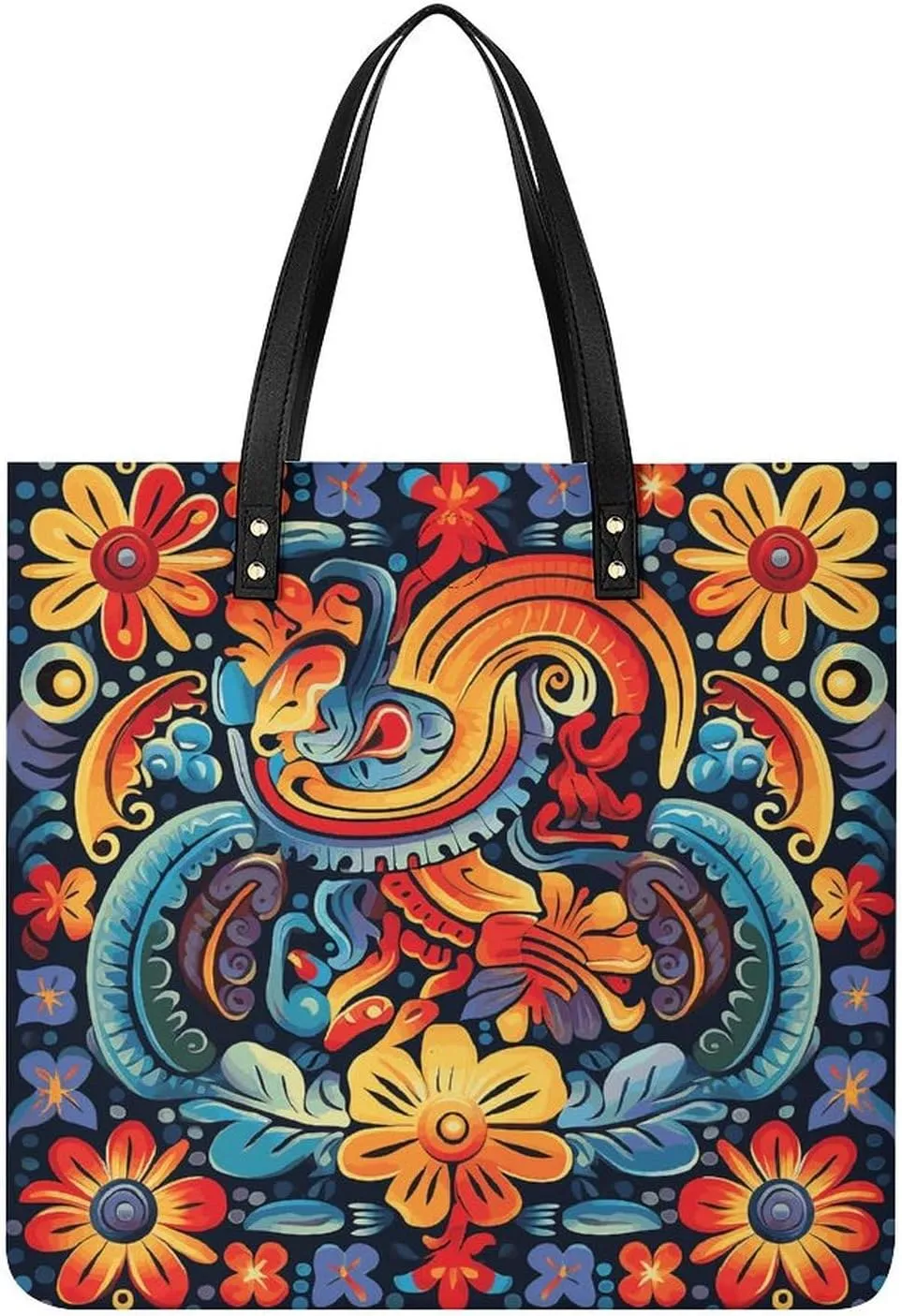 Mexican Large Leather Handbags Women Fashion Handbag Multifunctional Travel Bag It Is A Great Gift for Mothers, Teachers, Friends, Bridesmaids