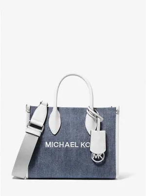 Micheal Kors Mirella Small Denim Crossbody Bag Denim