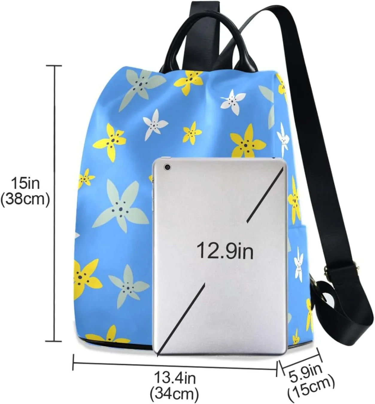 Mini Backpack Women Travel Handbag Shoulder Bag for Outing Shopping Traveling Going Out Pattern 10