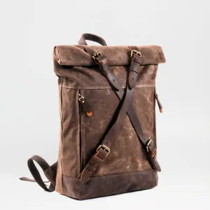 Model 15 MUCHUAN Leather Backpack