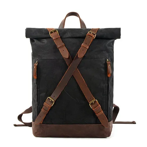 Model 15 MUCHUAN Leather Backpack