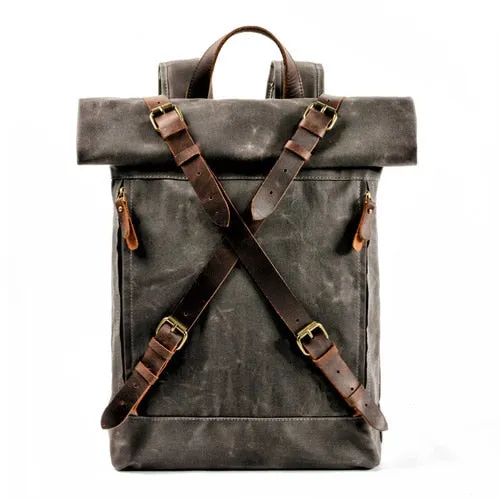 Model 15 MUCHUAN Leather Backpack
