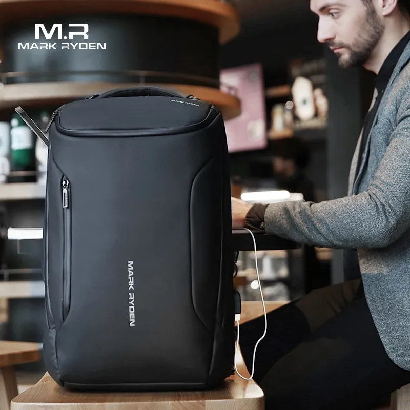 Multifunctional Waterproof 15.6 inch Laptop Bag USB Travel Bag