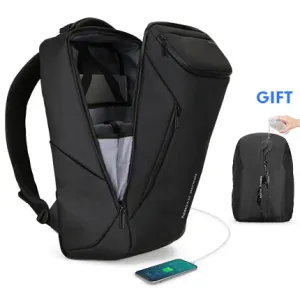 Multifunctional Waterproof 15.6 inch Laptop Bag USB Travel Bag