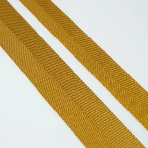 Mustard Gold Nylon Webbing