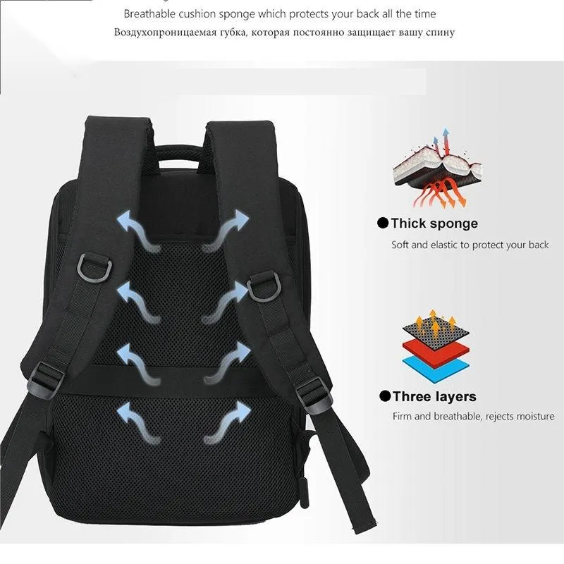 New Anti-thief Fashion Men Backpack Women Business