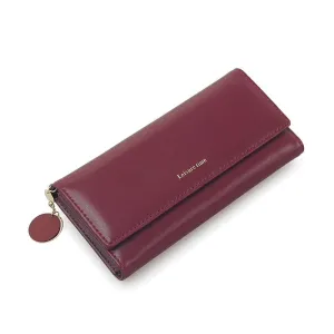 New Fashion Women Wallets Long Style Multi-Functional Wallet Purse Fresh PU leather Female Clutch Card Holder