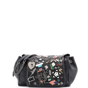 Nolita Satchel Embellished Matelasse Chevron Leather Small