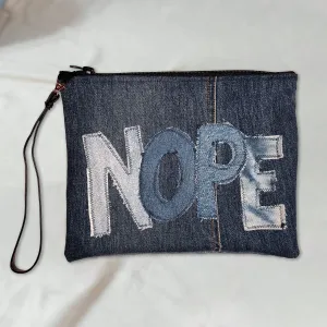 Nope  Denim Bag