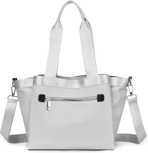Nylon Crossbody Bags for Women Tote Bag with Pockets Satchel Purse Handbags Shoulder Bags Travel Messenger Bag