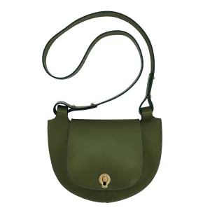 Olive Satchel Clutch