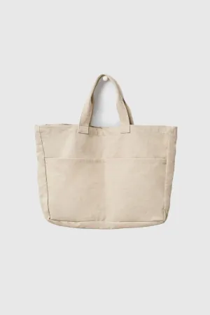 Oversized Carryall Bag - Oat