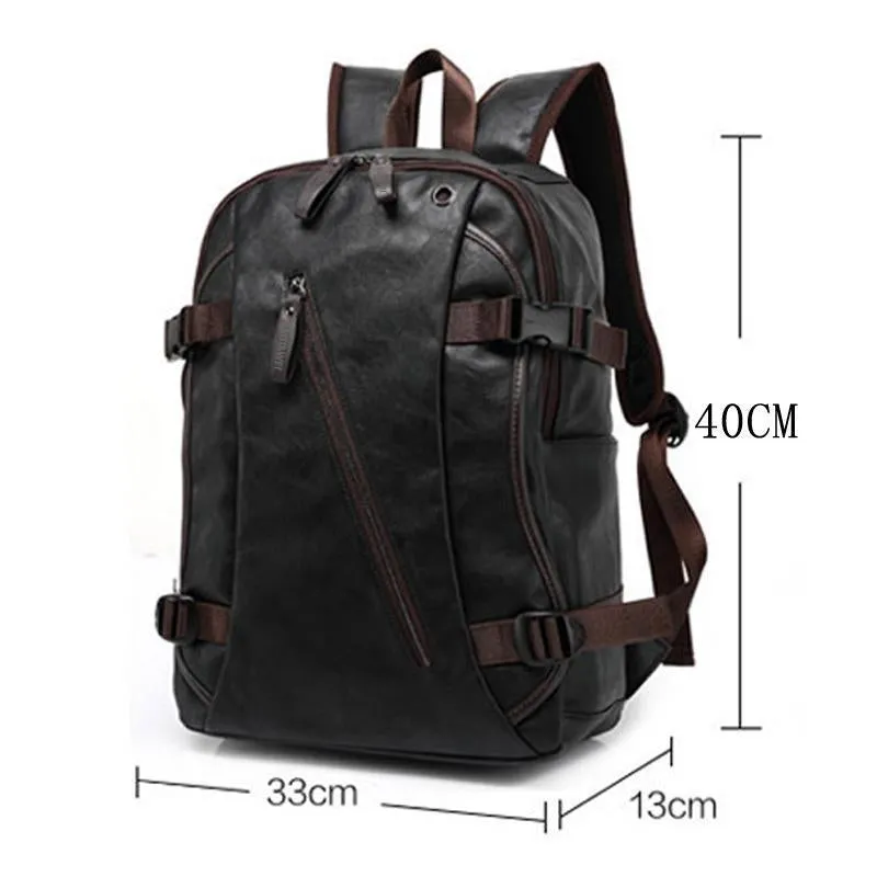 Patent Leather Daily Backpacks
