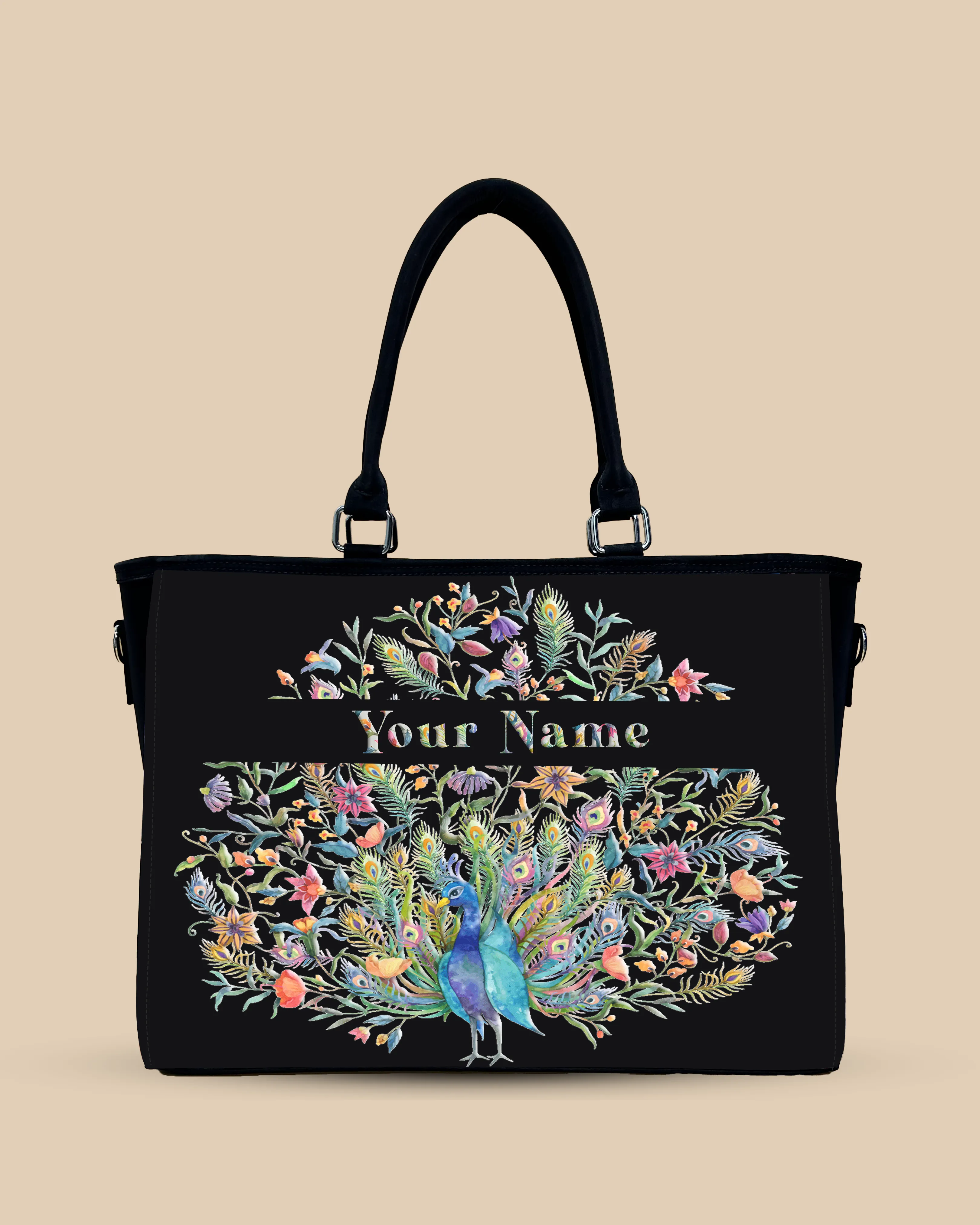 Peacock Oversized Tote