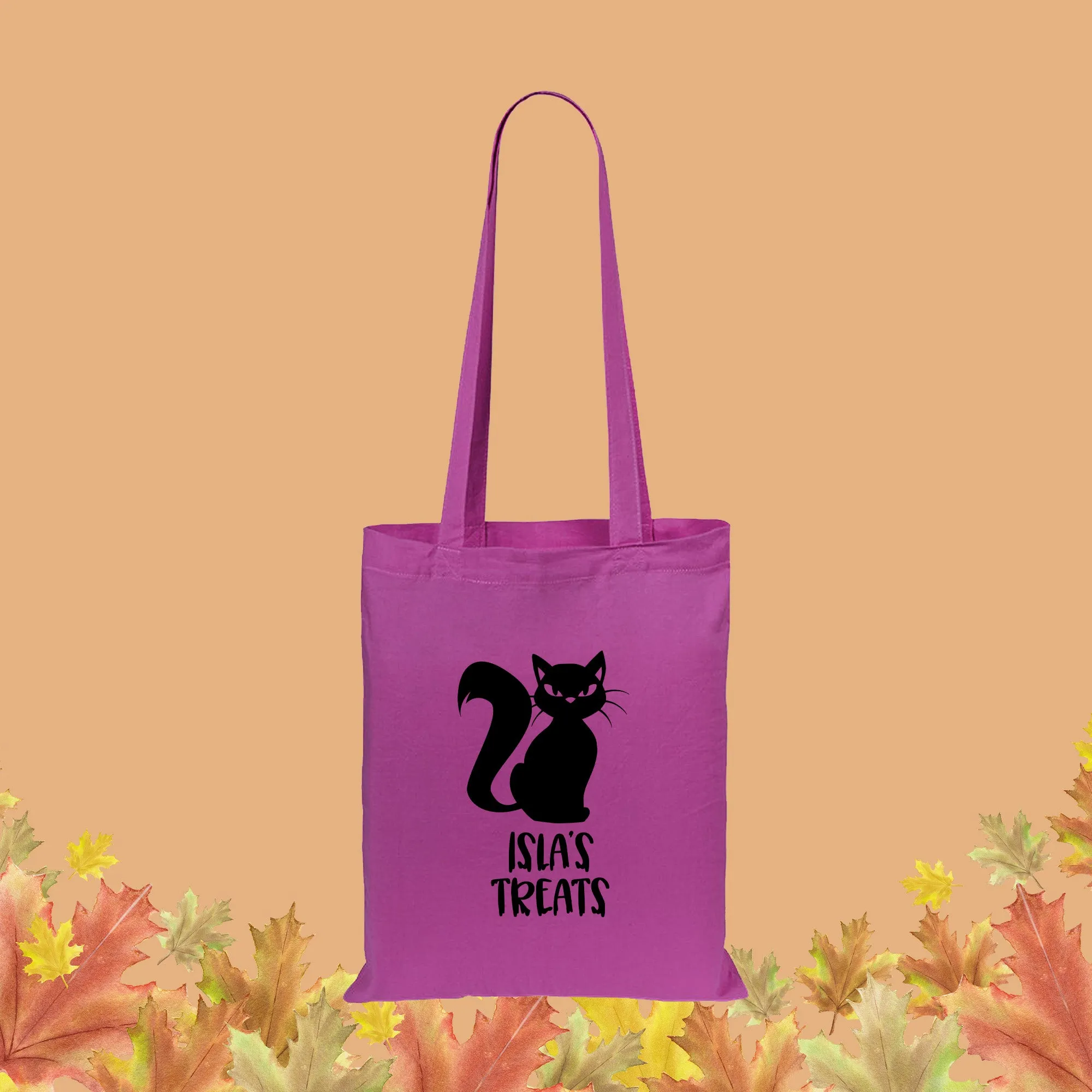 Personalised Children's Halloween Treats Tote Bag
