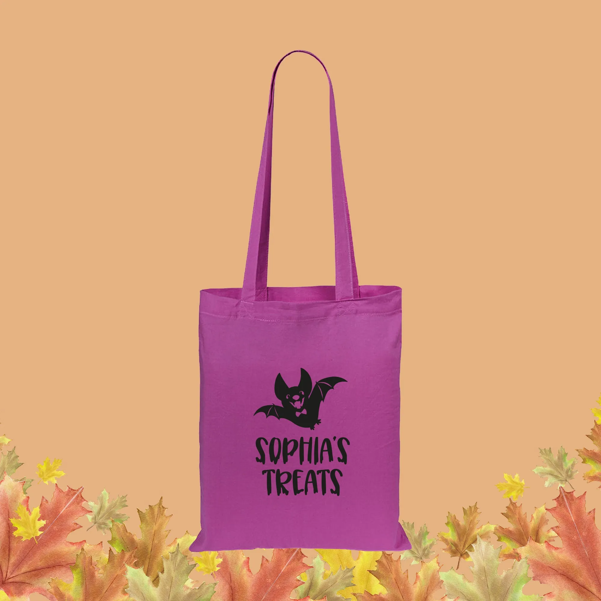 Personalised Children's Halloween Treats Tote Bag