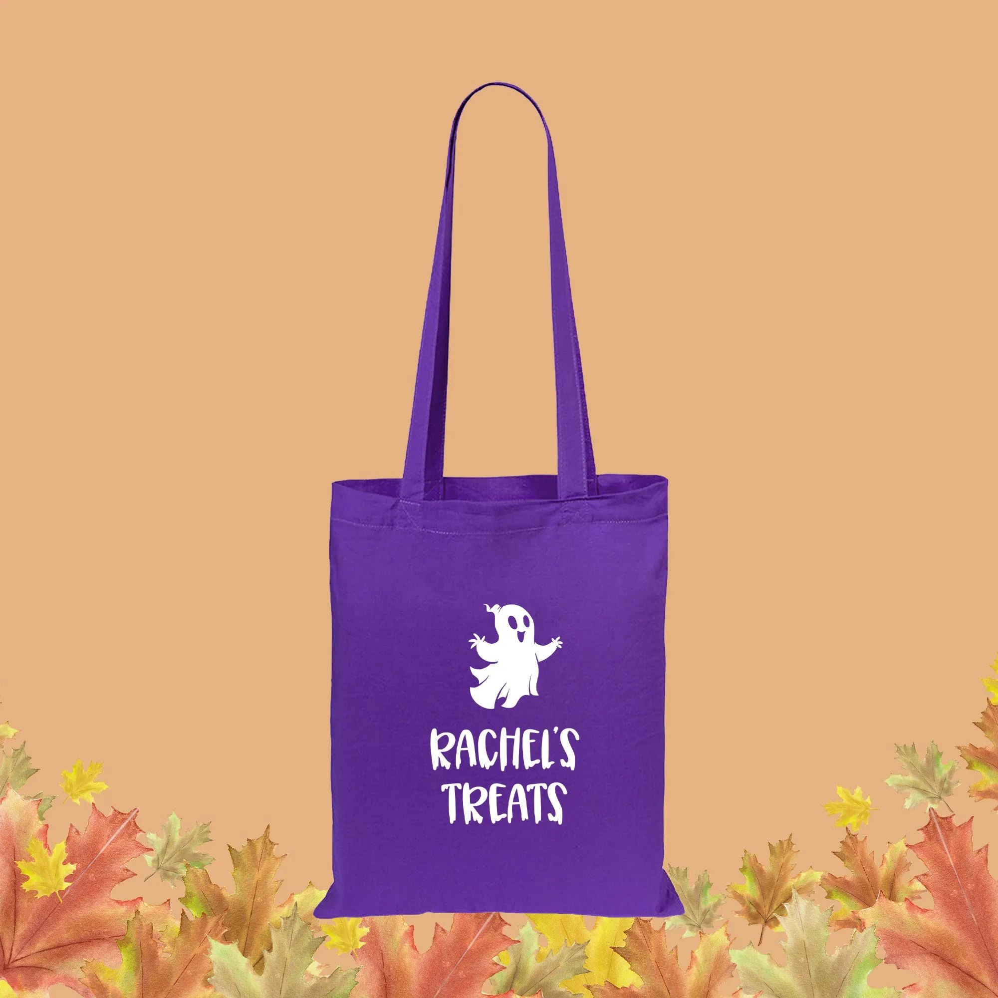 Personalised Children's Halloween Treats Tote Bag