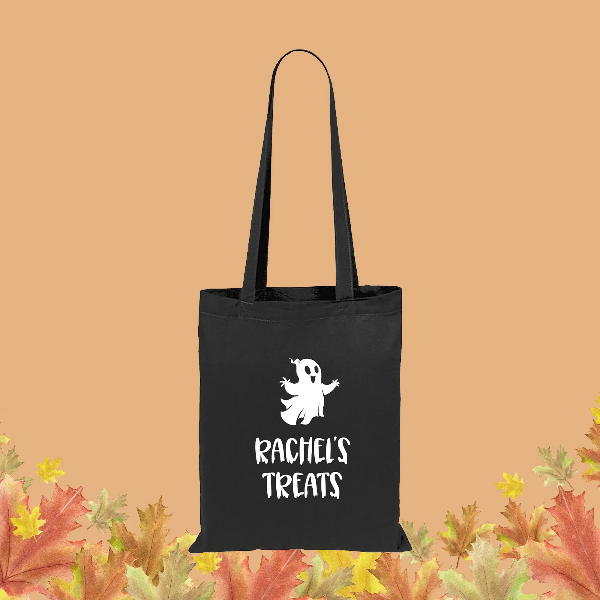 Personalised Children's Halloween Treats Tote Bag