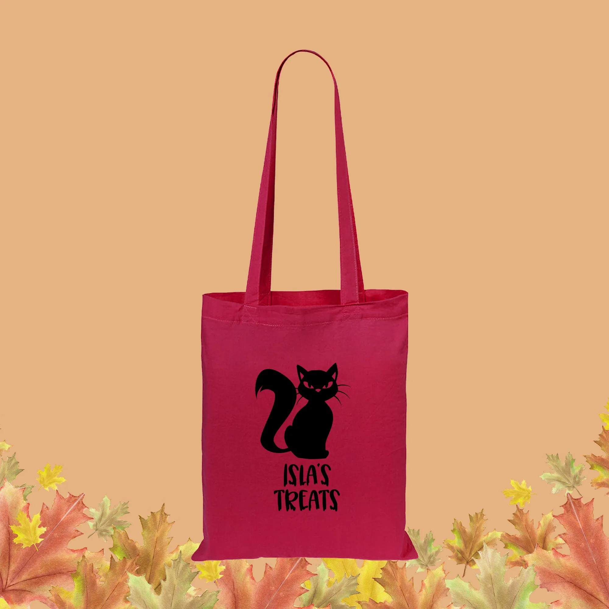 Personalised Children's Halloween Treats Tote Bag