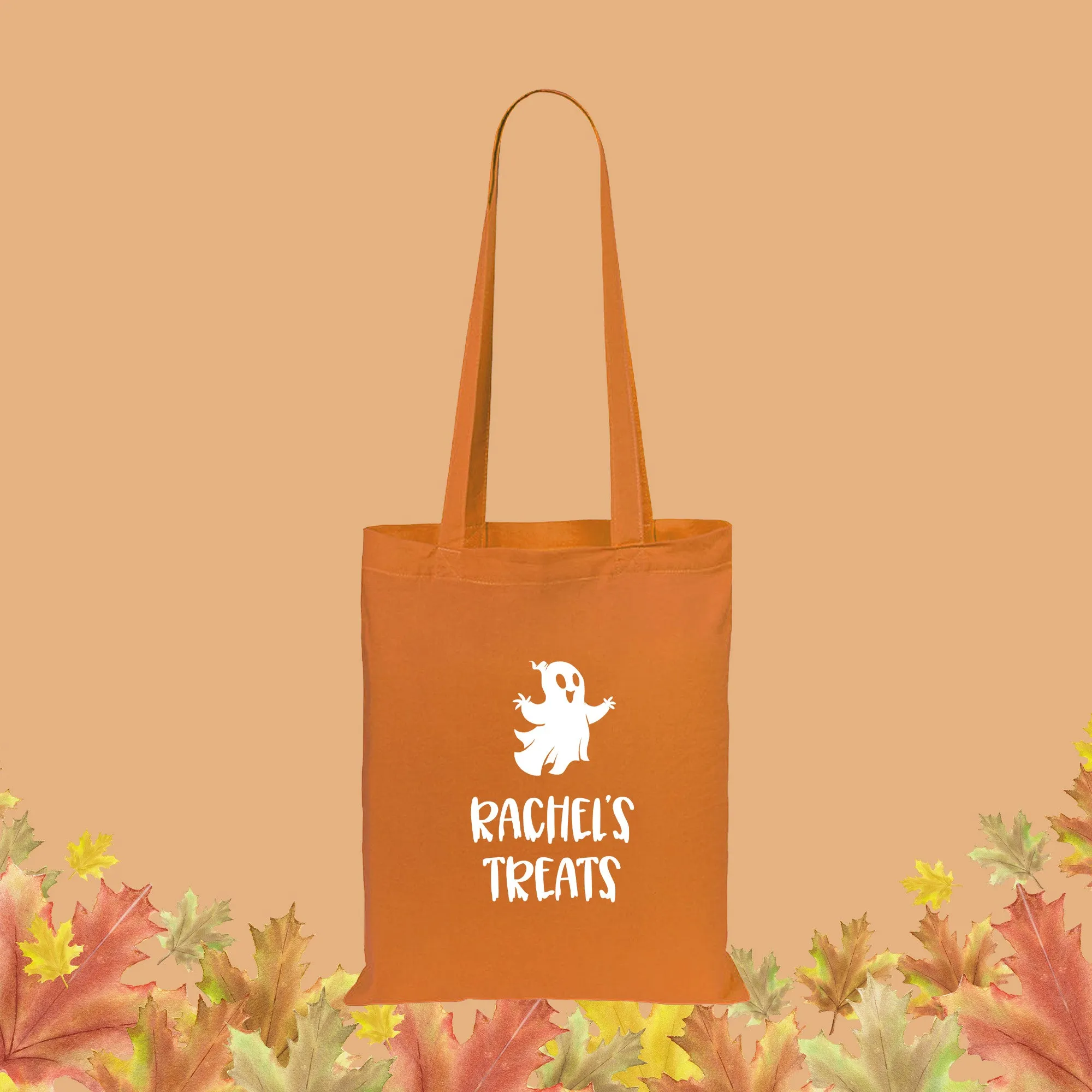 Personalised Children's Halloween Treats Tote Bag