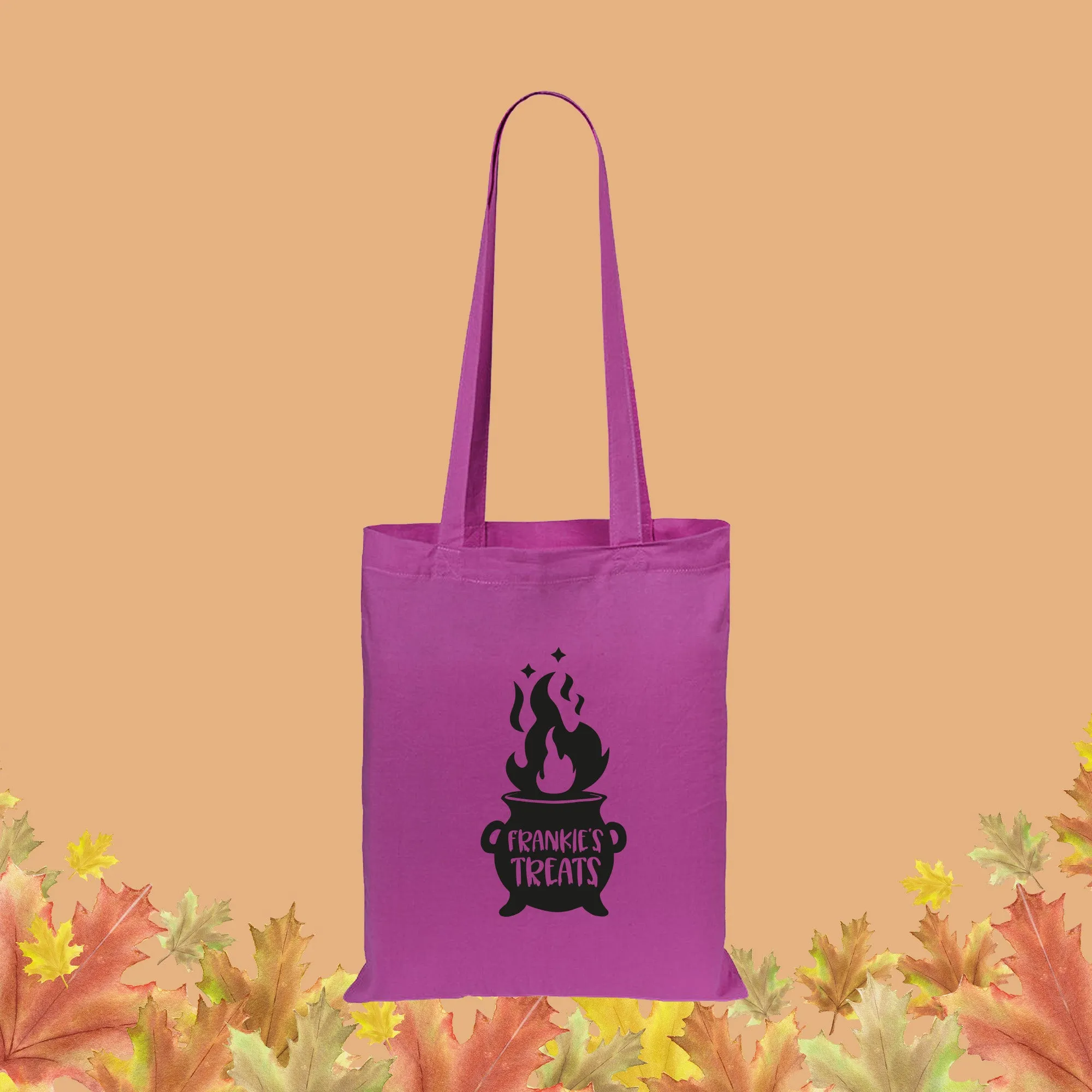 Personalised Children's Halloween Treats Tote Bag