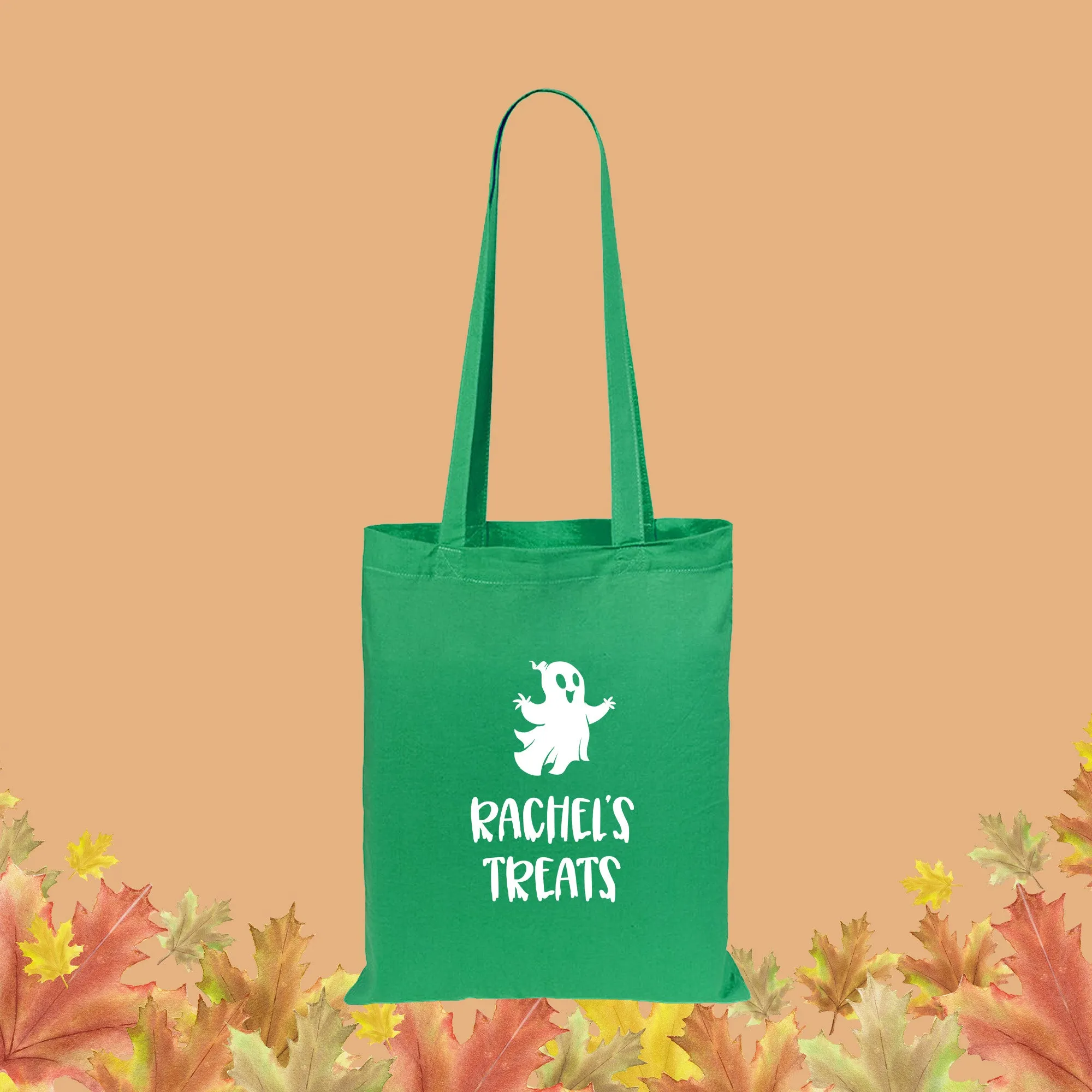 Personalised Children's Halloween Treats Tote Bag