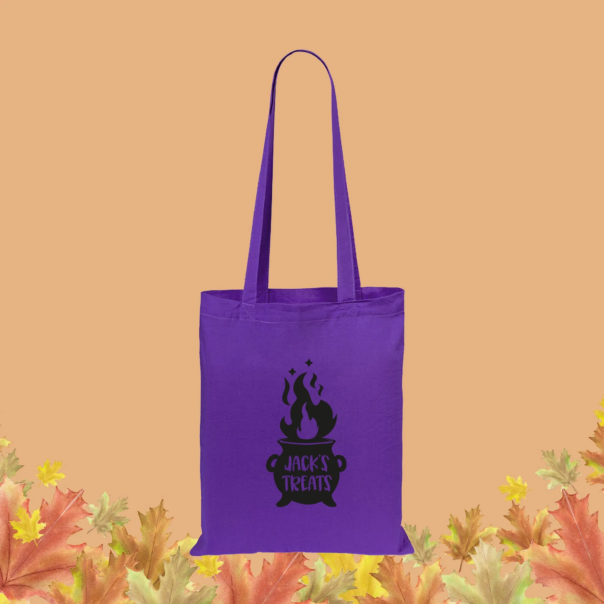 Personalised Children's Halloween Treats Tote Bag