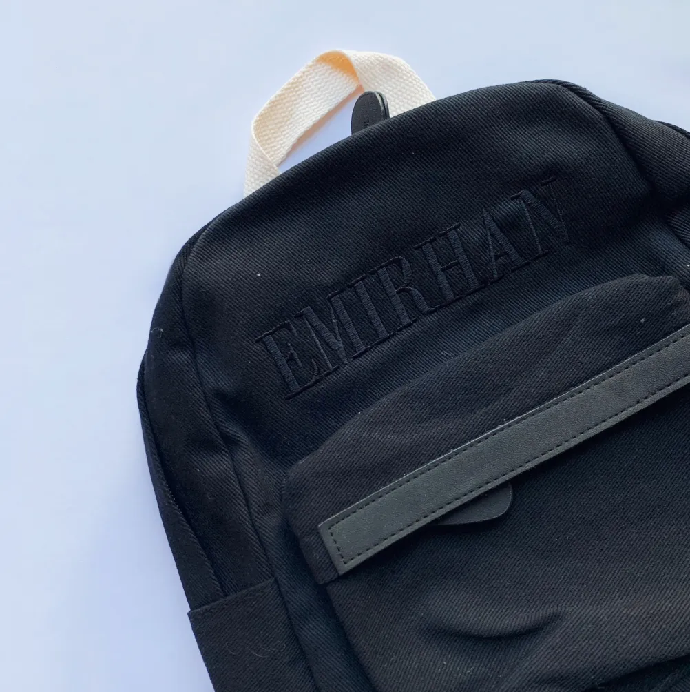 Personalised Toddler Backpack- Black