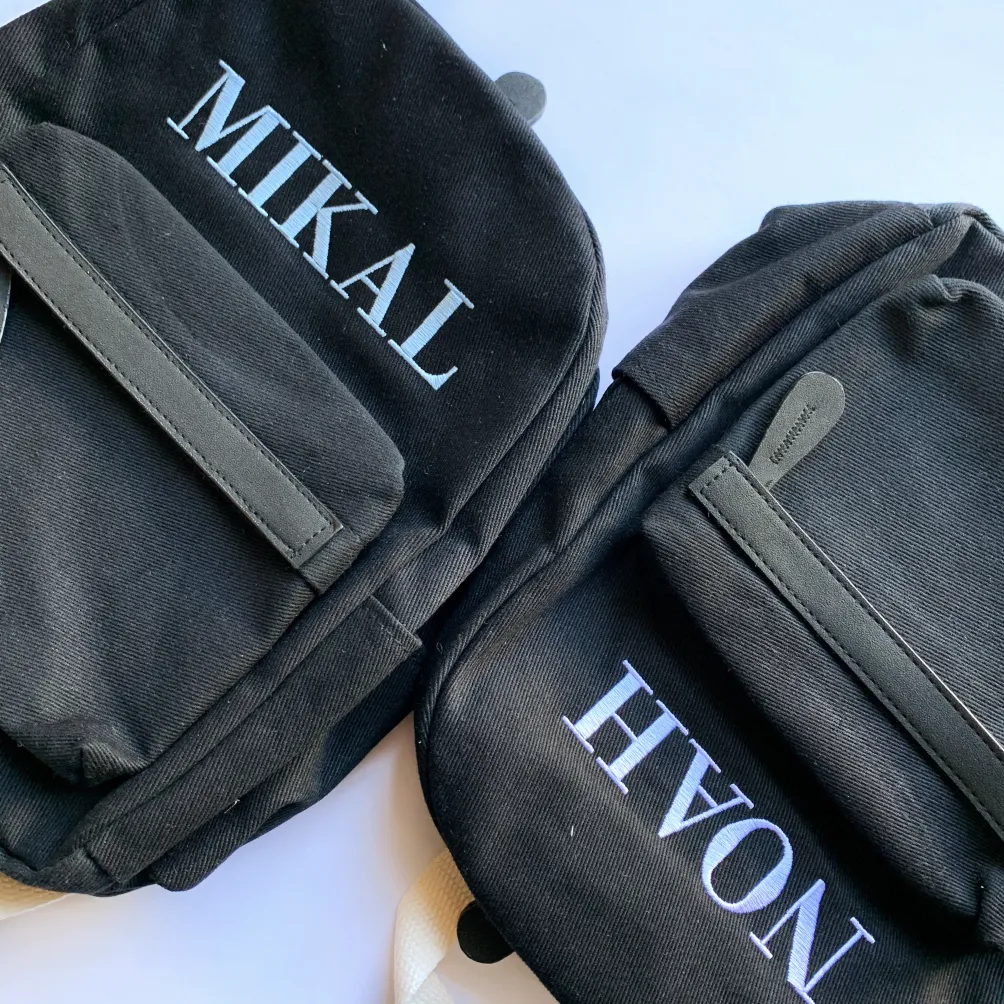 Personalised Toddler Backpack- Black