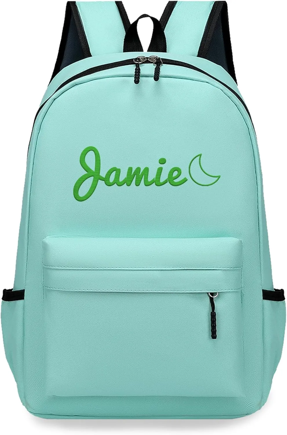Personalized Kids Backpack for Teens Toddler Preschool Boys Girls, Custom Name Cute Kids School Backpack with Adjustable Padded Straps, Back to School Gifts for Boys Girls (Blue)