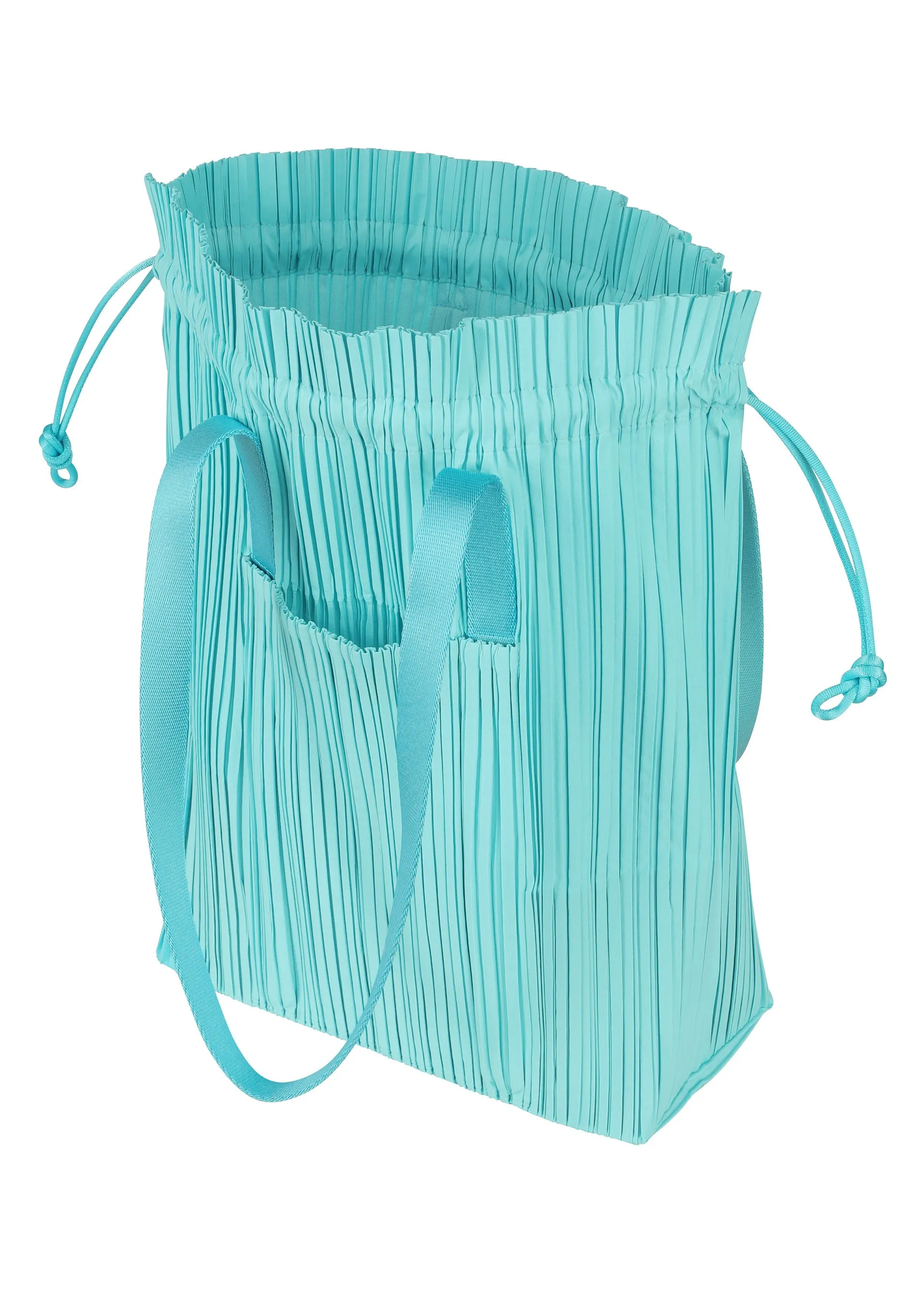 PLEATS TOTE BAG Bag Aqua Blue