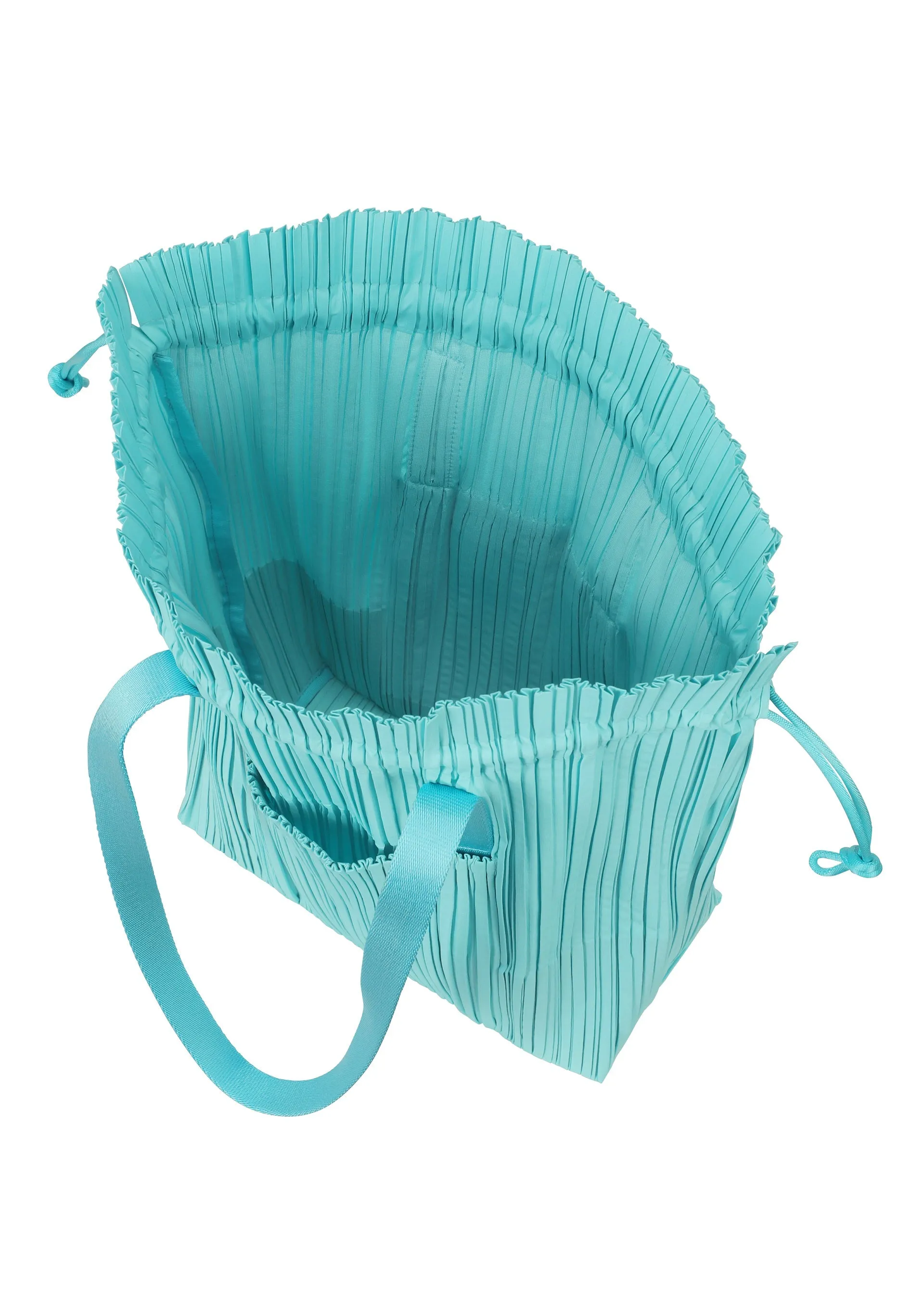 PLEATS TOTE BAG Bag Aqua Blue