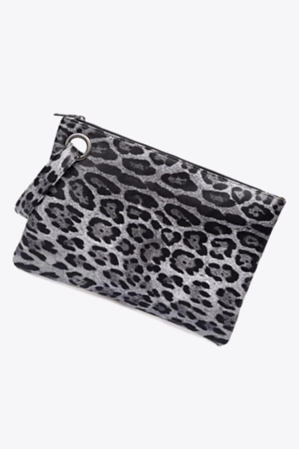 PU leather leopard clutch Stylish Evening Handbag