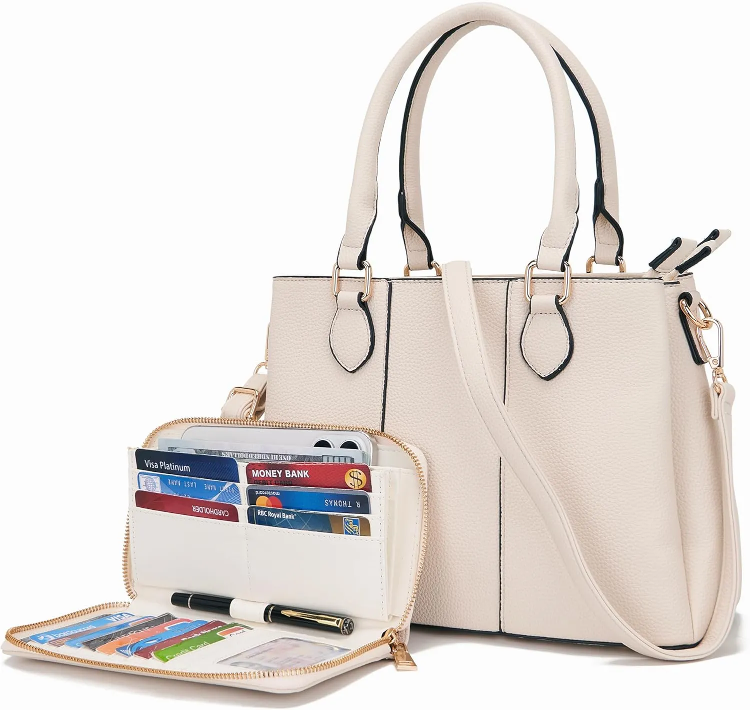 Purses and Wallet Set for Women Crossbody Top Handle Tote Satchel PU Leather Shoulder Bags