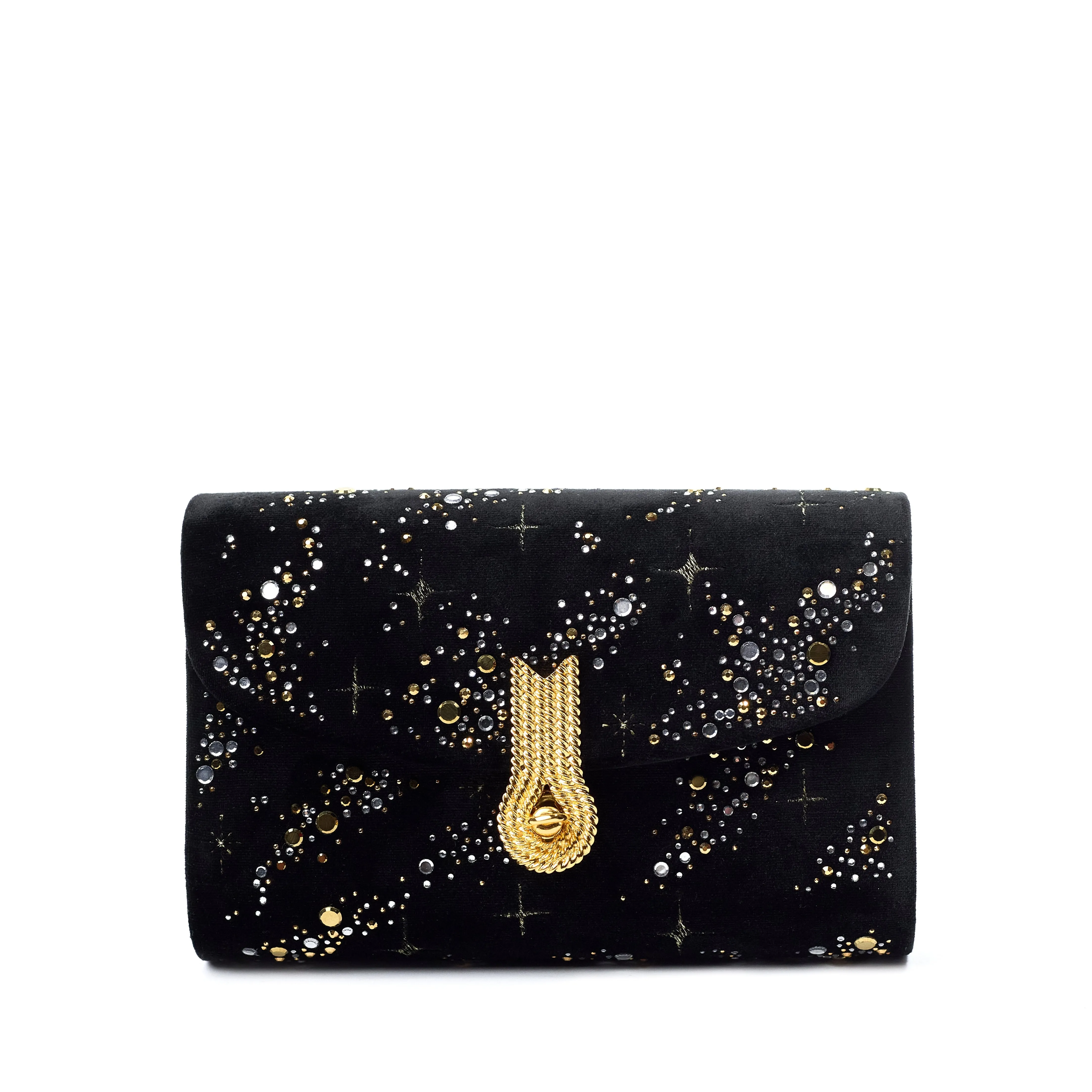 QUEEN MID CONSTELLATIONS BLACK/GOLD MTO Delivery in 40/60 days
