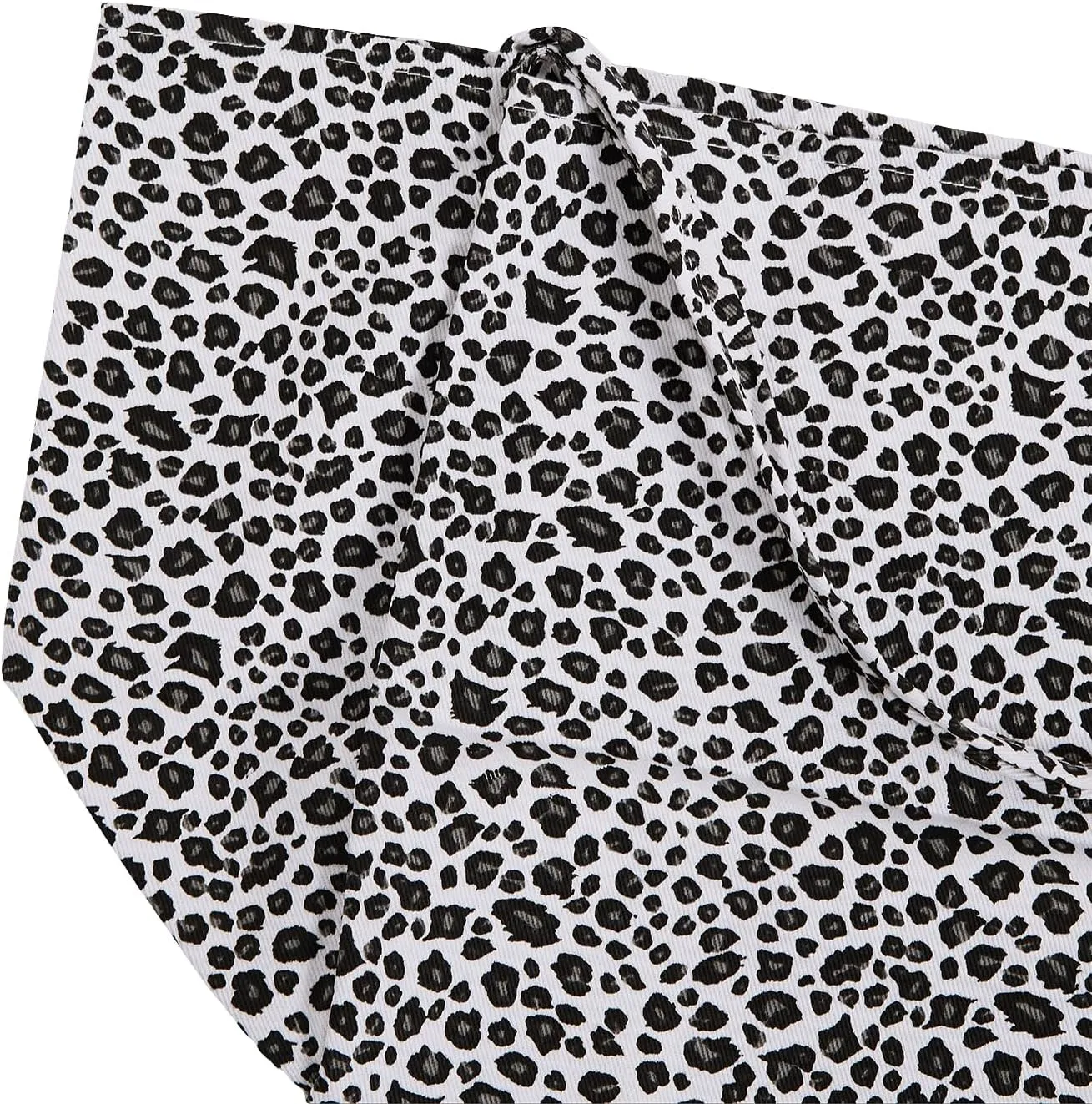 QWINEE Women's Leopard Print Shoulder Bag Large Capacity Cheetah Print Large Tote Bag Travel Handbag