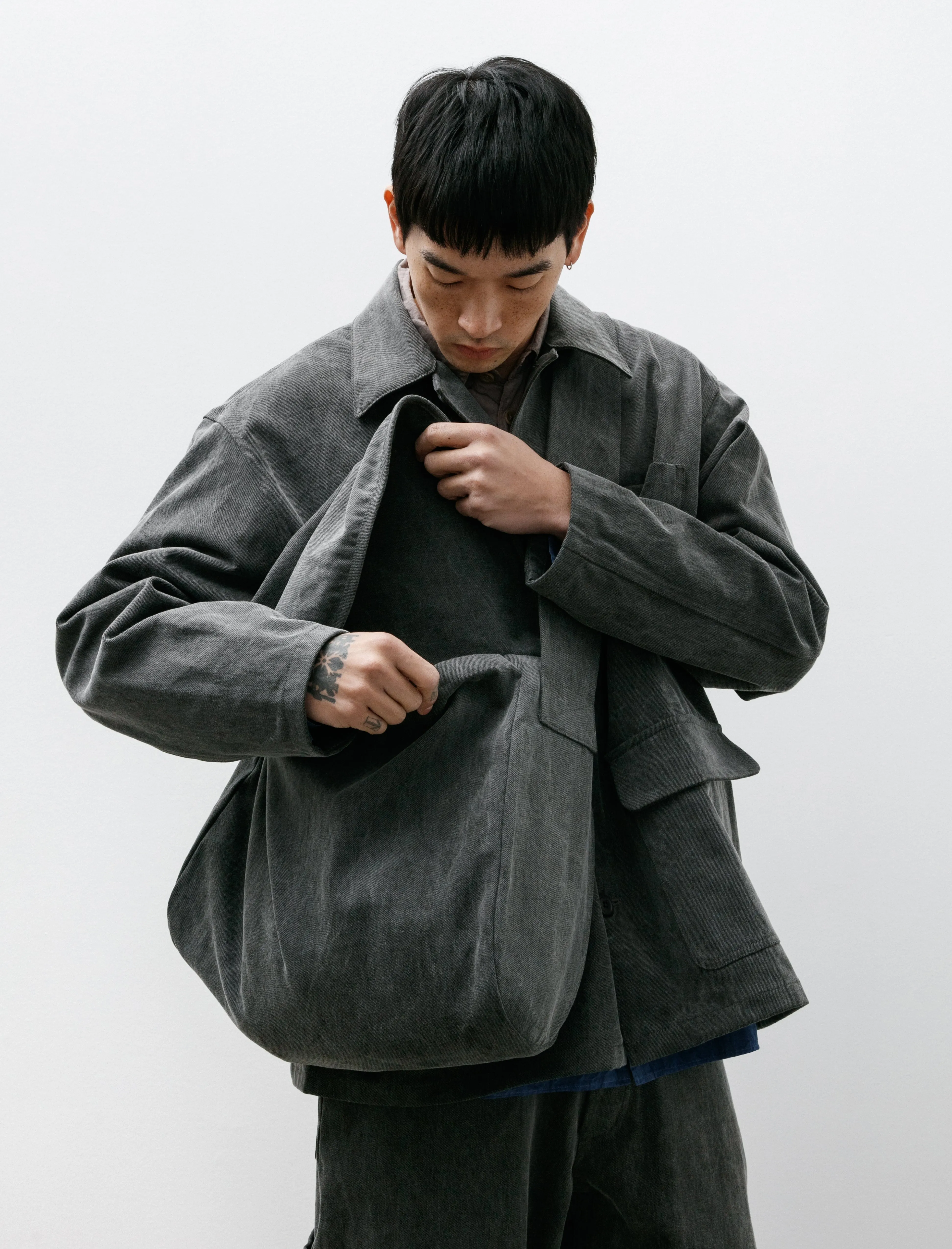 R18 Jebok-9 Sumi Organic Denim Bag