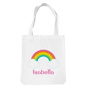 Rainbow White Premium Tote Bag