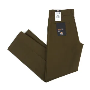 Regular Fit Twill Pant (Dark Olive) (S)