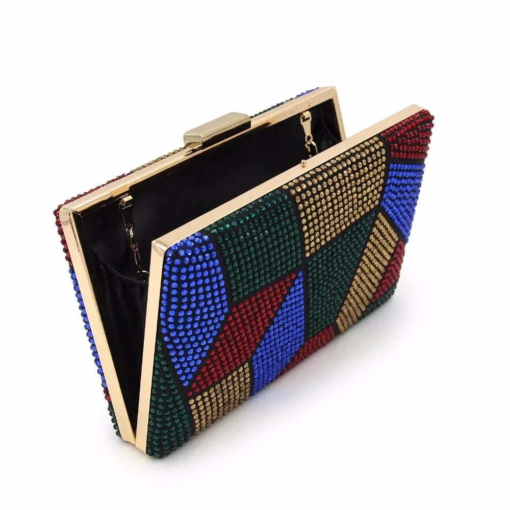 Rhinestone Evening Bags Beaded Wedding Clutches