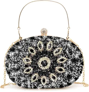Rhinestone Evening Clutch Purses for Women Wedding Clutch Party Purse Bridal Diamonds Prom Cocktail Handbags