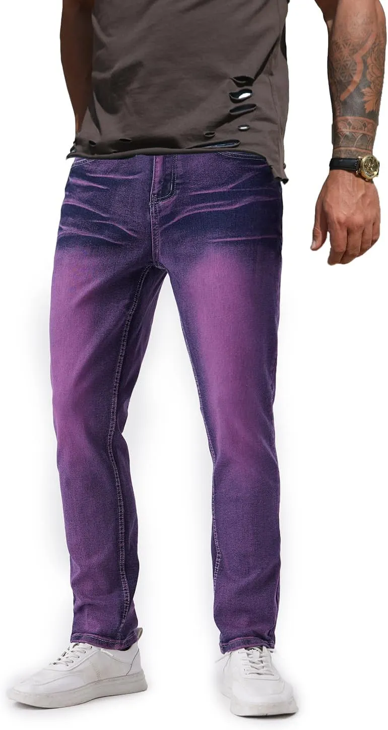 Ripped Stretch Slim Fit Denim