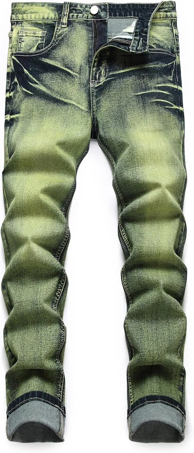 Ripped Stretch Slim Fit Denim