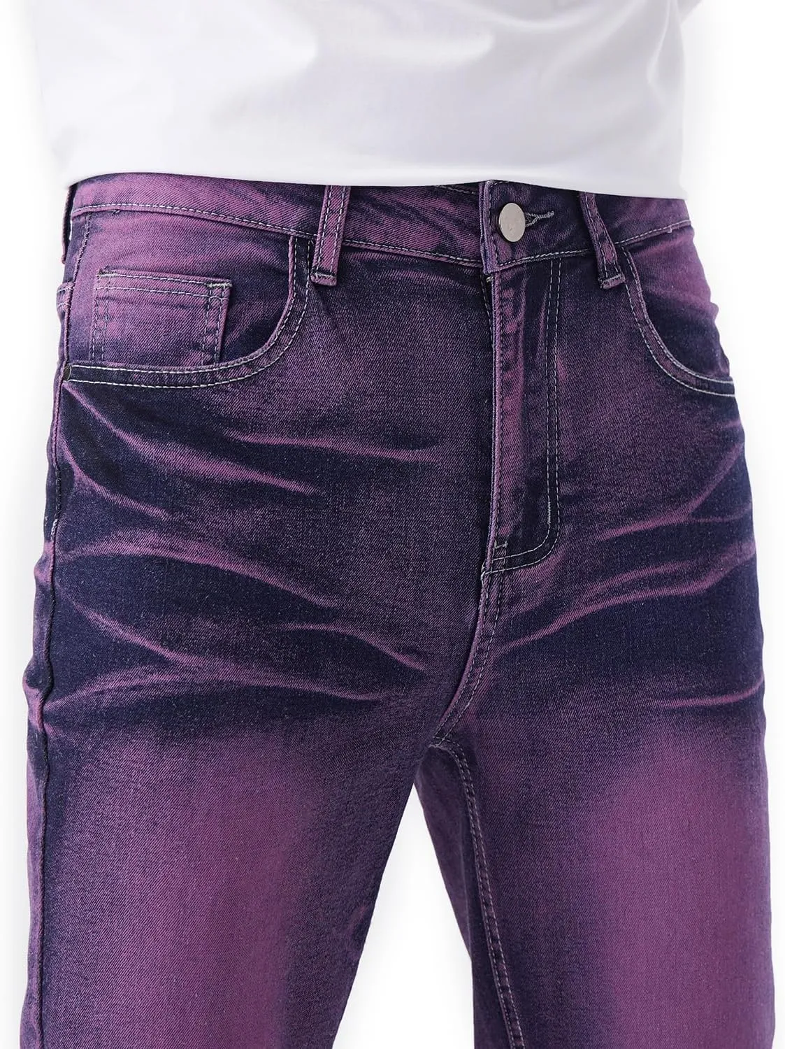 Ripped Stretch Slim Fit Denim