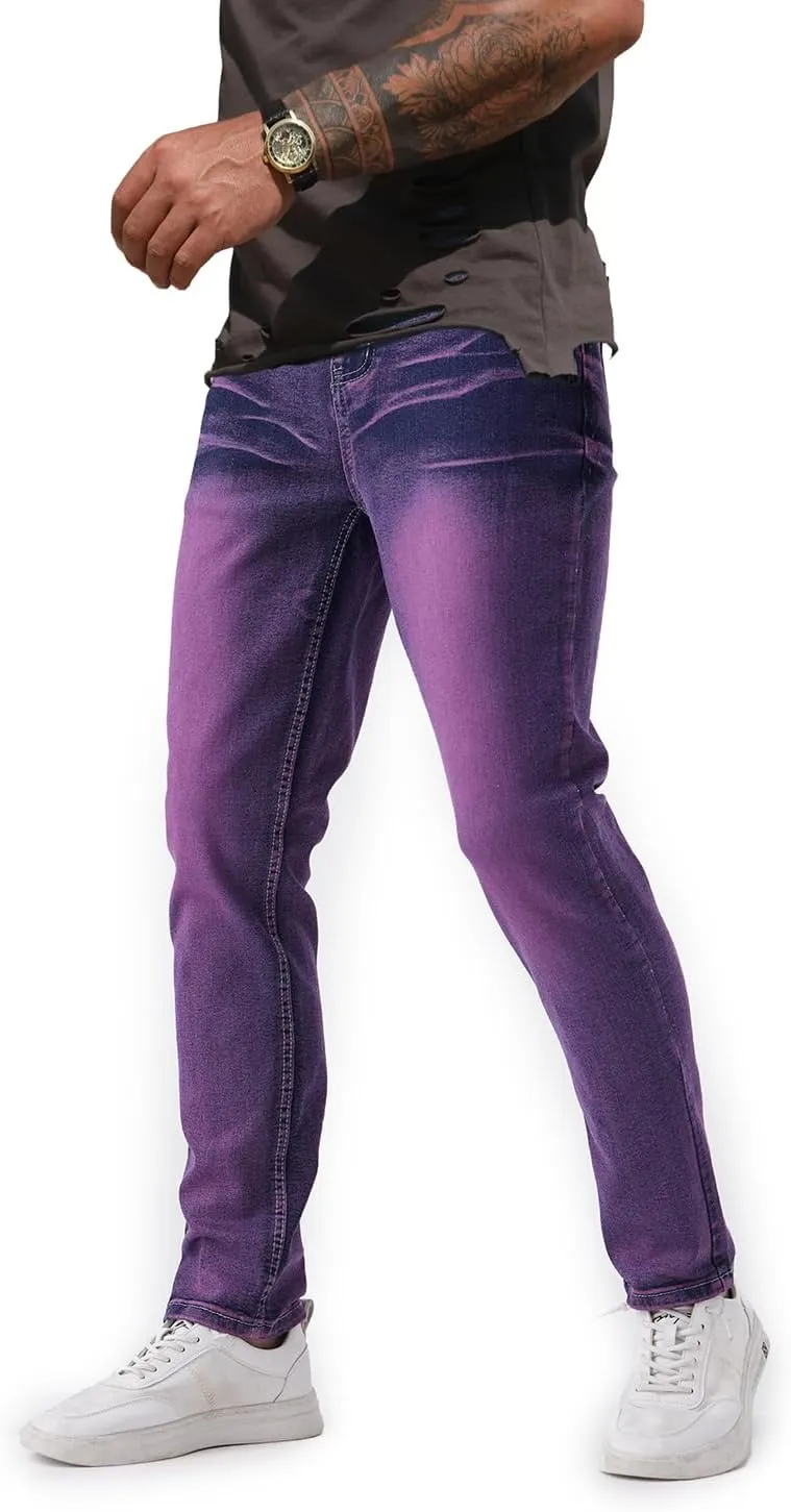 Ripped Stretch Slim Fit Denim