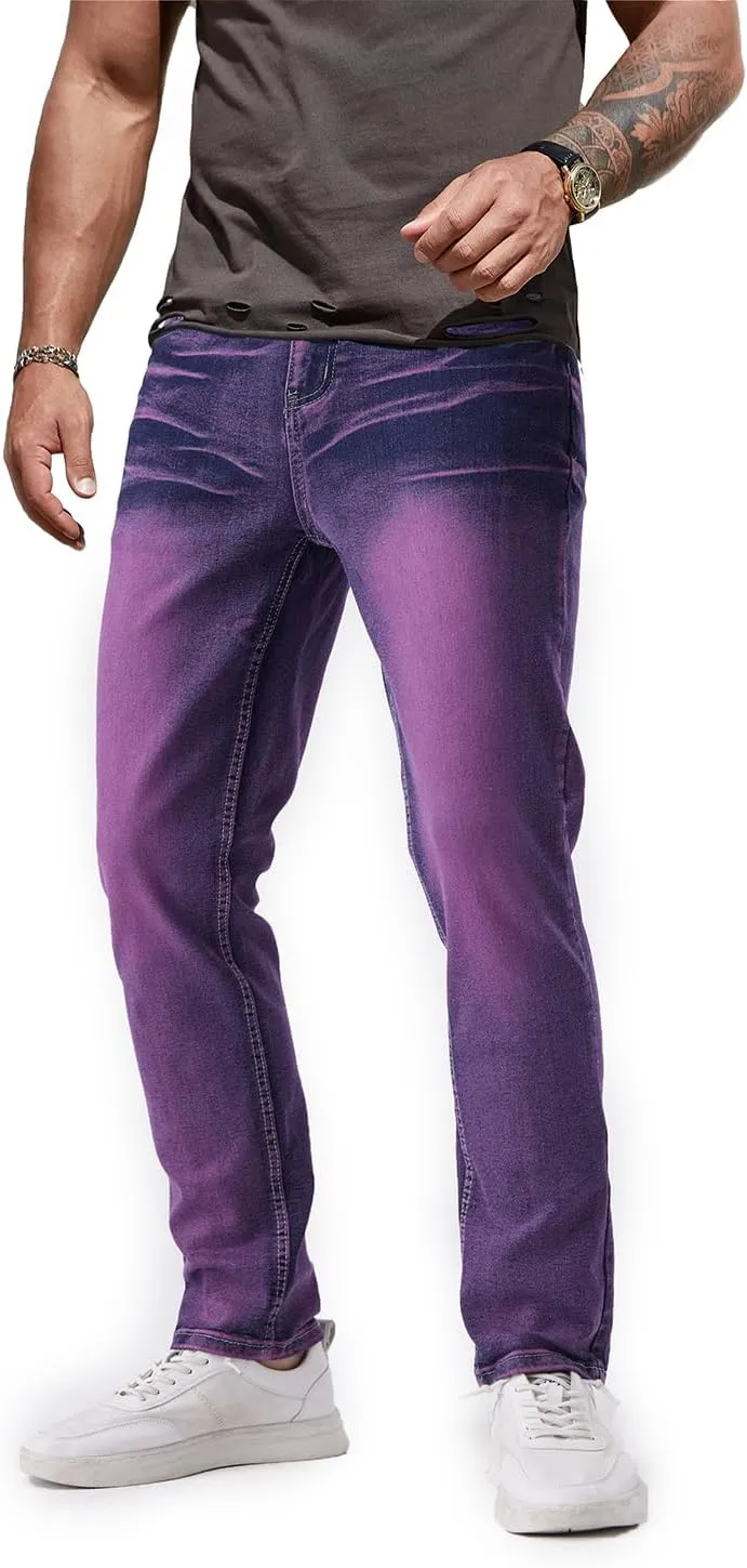 Ripped Stretch Slim Fit Denim