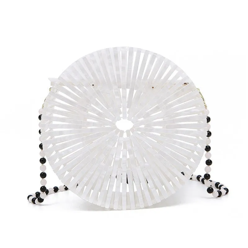 Round Acrylic Beach Hollow Party Bag