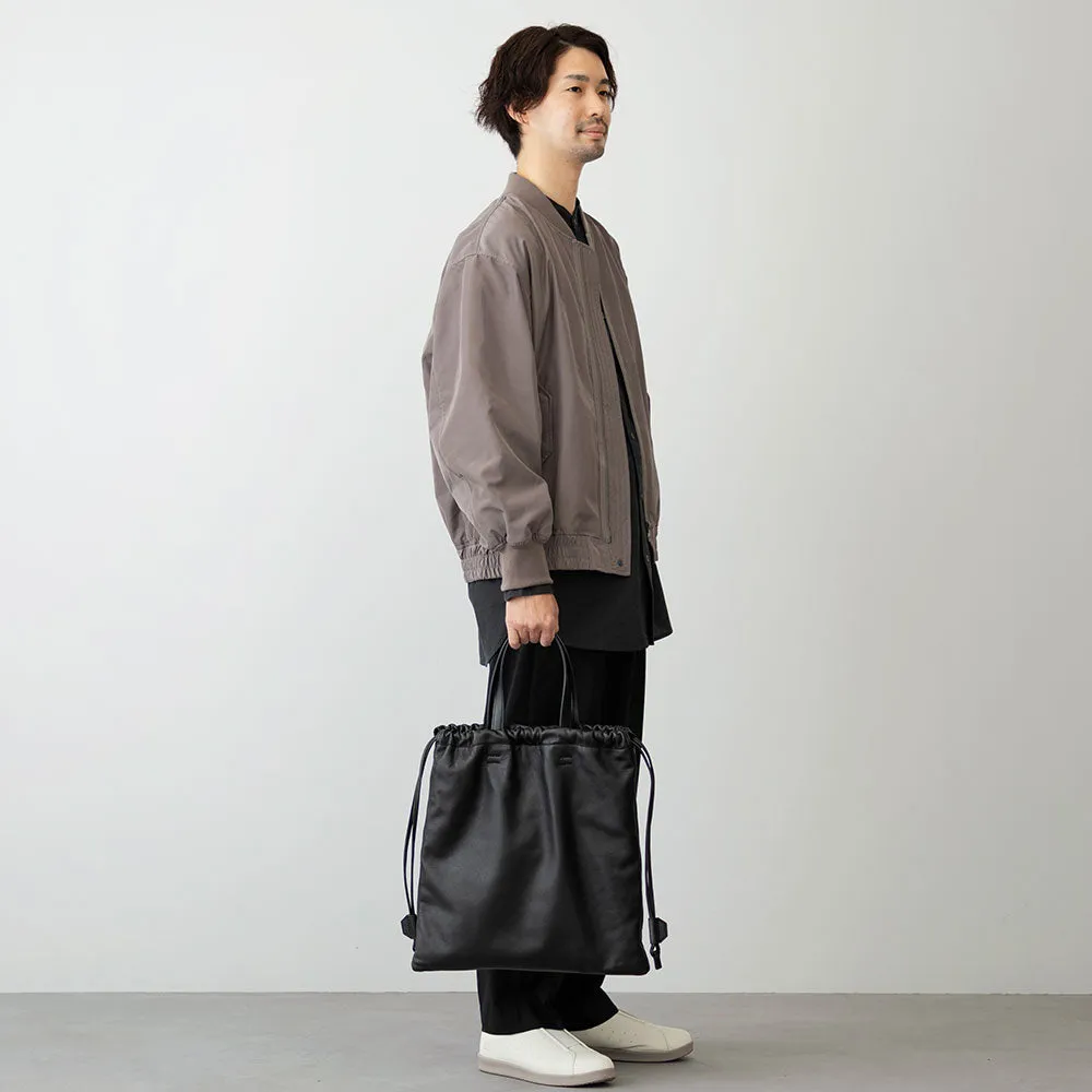 Ruffle Drawstring Tote